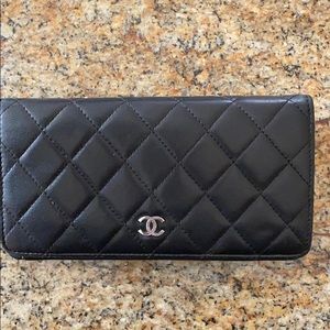 Black Chanel wallet